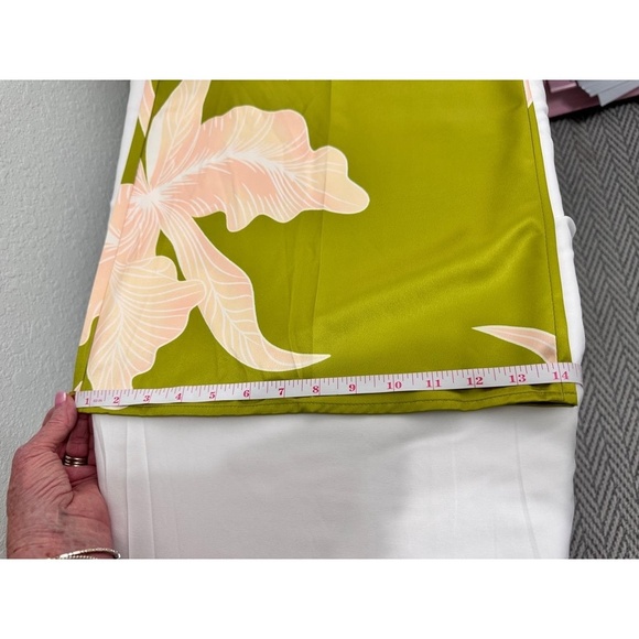 NWT‎ Stylewe Green & White Floral Print Crop Top With High Waist Wide Leg Pants - Picture 10 of 10